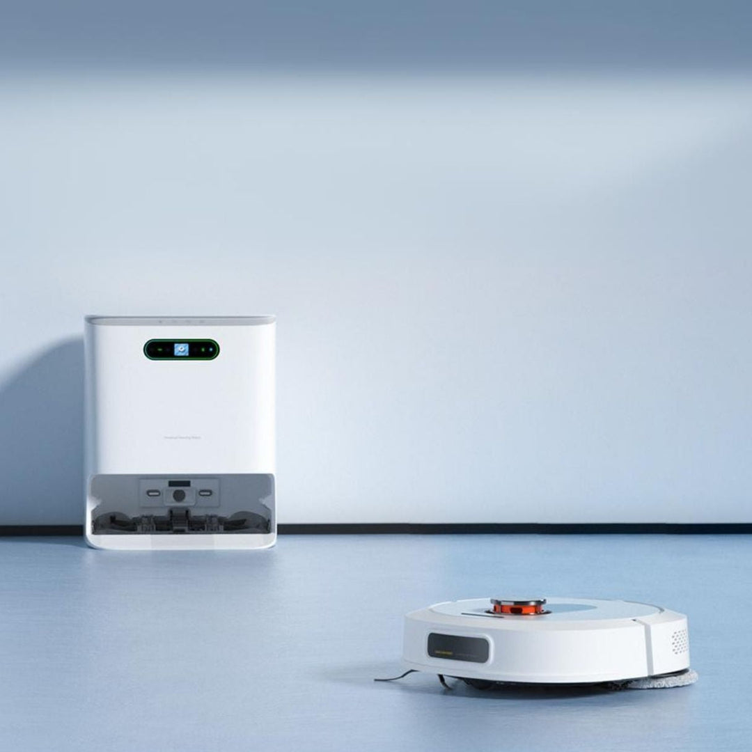 Robotdammsugare med tömstation